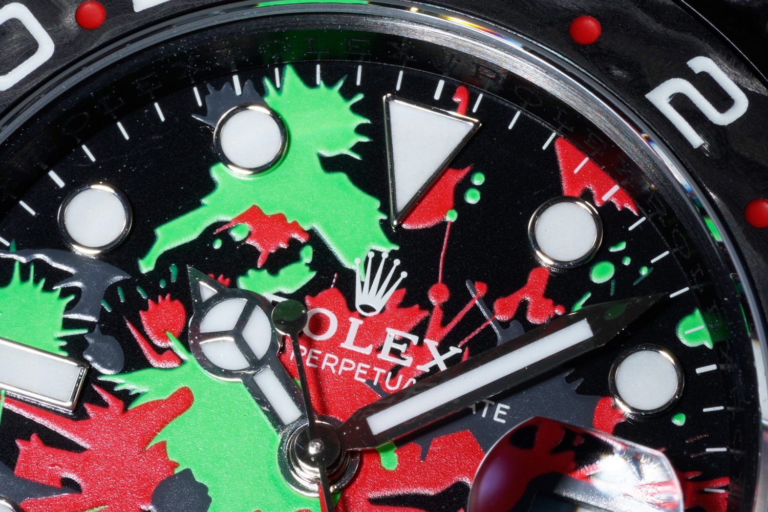 GMT DIW Carbon VSF 1:1 Best Edition Green/Red Dial on Black Nylon Strap VR3186 CHS - Image 4
