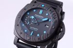 PAM1616 Carbotech 47mm VSF Best Edition Black Dial Blue Markers on Rubber Strap P.9010 Clone - Image 4