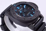 PAM1616 Carbotech 47mm VSF Best Edition Black Dial Blue Markers on Rubber Strap P.9010 Clone - Image 5