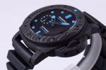 PAM1616 Carbotech 47mm VSF Best Edition Black Dial Blue Markers on Rubber Strap P.9010 Clone - Image 6
