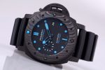PAM1616 Carbotech 47mm VSF Best Edition Black Dial Blue Markers on Rubber Strap P.9010 Clone - Image 7