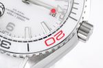 Planet Ocean 39.5mm Olympic Games SS VSF 1:1 Best Edition White Dial on White Rubber Strap A8800 - Image 5