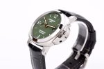 PAM1056 V GMT VSF 1:1 Best Edition Green Dial on Black Leather Strap P.9011 Super Clone - Image 4