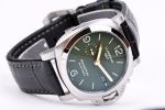 PAM1056 V GMT VSF 1:1 Best Edition Green Dial on Black Leather Strap P.9011 Super Clone - Image 6