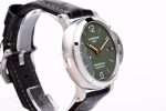 PAM1056 V GMT VSF 1:1 Best Edition Green Dial on Black Leather Strap P.9011 Super Clone - Image 7
