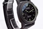 PAM1118 Luminor Marina “Luminous Trilogy” VSF 1:1 Best Edition on Black Sportech Strap P.9010 Clone - Image 5