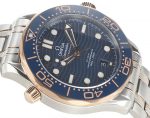 Seamaster Diver 300M SS/RG VSF 1:1 Best Edition Blue Ceramic Blue Dial on SS Bracelet A8800 - Image 4