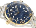 2018 Seamaster Diver 300M SS/YG VSF 1:1 Best Edition YG Bezel Blue Dial on SS/YG Bracelet A8800 - Image 4
