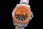 Submariner DIW Sandblasted VSF 1:1 Best Edition Orange Ceramic Bezel Orange/Black Dial on SS Bracelet VS3135 - Image 2