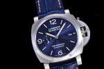 PAM1313 VSF 1:1 Best Edition Blue Dial on Blue Leather Strap P.9010 Clone - Image 2