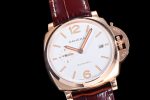 PAM1042 Luminor Due RG VSF Best Edition White Dial on Brown Leather Strap AXXXIV - Image 2