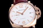 PAM1042 Luminor Due RG VSF Best Edition White Dial on Brown Leather Strap AXXXIV - Image 5