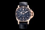 PAM974 Luminor Submersible RG VSF 1:1 Best Edition on Black Rubber Strap AXXXIV