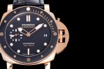 PAM974 Luminor Submersible RG VSF 1:1 Best Edition on Black Rubber Strap AXXXIV - Image 4
