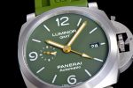 PAM1056 V GMT VSF 1:1 Best Edition Green Dial on Green Rubber Strap P.9011 Super Clone - Image 5