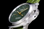 PAM1056 V GMT VSF 1:1 Best Edition Green Dial on Green Rubber Strap P.9011 Super Clone - Image 6