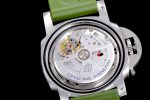 PAM1056 V GMT VSF 1:1 Best Edition Green Dial on Green Rubber Strap P.9011 Super Clone - Image 9