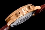 PAM968 V Bronzo VSF 1:1 Best Edition Brown Ceramic Bezel and Dial on Brown Calfskin Strap P.9010 Clone - Image 7