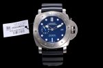 PAM692 T Titanium VSF 1:1 Best Edition on Black Rubber Strap P.9010 Super Clone (Free Nylon Strap)