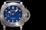 PAM692 T Titanium VSF 1:1 Best Edition on Black Rubber Strap P.9010 Super Clone (Free Nylon Strap) - Image 3