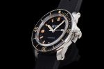 Fifty Fathoms 5008B Barakuda SS 1:1 GSF Best Edition Black Dial on Black Rubber Strap A1151 - Image 7