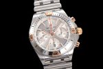 Chronomat B01 42mm SS/RG TF 1:1 Best Edition Silver Dial on SS Bracelet A7750 - Image 2