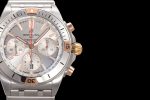 Chronomat B01 42mm SS/RG TF 1:1 Best Edition Silver Dial on SS Bracelet A7750 - Image 4