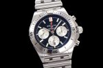 Chronomat B01 42mm SS TF 1:1 Best Edition Black Dial on SS Bracelet A7750 - Image 2