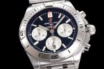Chronomat B01 42mm SS TF 1:1 Best Edition Black Dial on SS Bracelet A7750 - Image 5