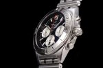 Chronomat B01 42mm SS TF 1:1 Best Edition Black Dial on SS Bracelet A7750 - Image 6