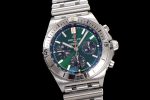 Chronomat B01 42mm SS TF 1:1 Best Edition Green Dial on SS Bracelet A7750 - Image 2