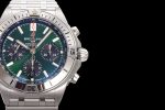 Chronomat B01 42mm SS TF 1:1 Best Edition Green Dial on SS Bracelet A7750 - Image 4