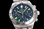 Chronomat B01 42mm SS TF 1:1 Best Edition Green Dial on SS Bracelet A7750 - Image 5