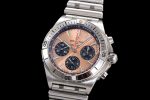 Chronomat B01 42mm SS TF 1:1 Best Edition Pink Dial on SS Bracelet A7750 - Image 3