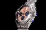 Chronomat B01 42mm SS TF 1:1 Best Edition Pink Dial on SS Bracelet A7750 - Image 6