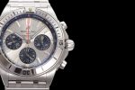 Chronomat B01 42mm SS TF 1:1 Best Edition Silver Dial on SS Bracelet A7750 - Image 4