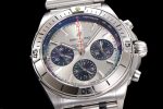 Chronomat B01 42mm SS TF 1:1 Best Edition Silver Dial on SS Bracelet A7750 - Image 5