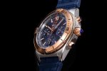 Chronomat B01 42mm SS/RG TF 1:1 Best Edition Blue Dial on Blue Rubber Strap A7750 - Image 6