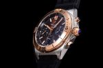 Chronomat B01 42mm SS/RG TF 1:1 Best Edition Brown Dial on Black Rubber Strap A7750 - Image 6