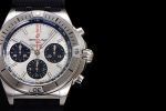 Chronomat B01 42mm SS TF 1:1 Best Edition Silver Dial on Black Rubber Strap A7750 - Image 4