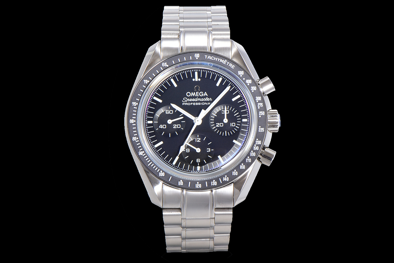 Speedmaster Racing Master SS HKF Best Edition Black Dial on SS Bracelet A7750