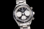 Speedmaster Racing Master SS HKF Best Edition Black/White Dial on SS Bracelet A7750 - Image 2