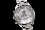 Speedmaster Racing Master SS HKF Best Edition White/Black Dial on SS Bracelet A7750 - Image 9