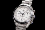 Speedmaster Racing Master SS HKF Best Edition White Dial on SS Bracelet A7750 - Image 3