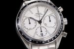 Speedmaster Racing Master SS HKF Best Edition White Dial on SS Bracelet A7750 - Image 5