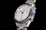 Speedmaster Racing Master SS HKF Best Edition White Dial on SS Bracelet A7750 - Image 6