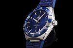 Constellation Blue Ceramic SS SBF 1:1 Best Edition Blue Dial on Blue Gummy Strap A8900 Super Clone - Image 6