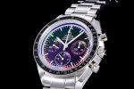 Speedmaster 50th Anniversary 1957-2007 OMF 1:1 Best Edition Black Dial on SS Bracelet Manual Winding Chrono Movement - Image 3