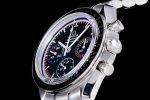 Speedmaster 50th Anniversary 1957-2007 OMF 1:1 Best Edition Black Dial on SS Bracelet Manual Winding Chrono Movement - Image 6