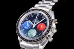 Speedmaster From Moon to Mars OMF 1:1 Best Edition Black Dial on SS Bracelet Manual Winding Chrono Movement - Image 3